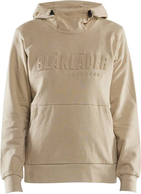 Blåkläder Dames hoodie 3D 35601158 | Zand | Maat 3XL 7330509835050