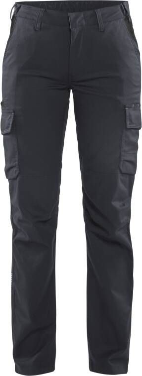Blåkläder Dames industrie werkbroek stretch elastiek 71441832 | Medium Grijs Zwart | 7330509763223