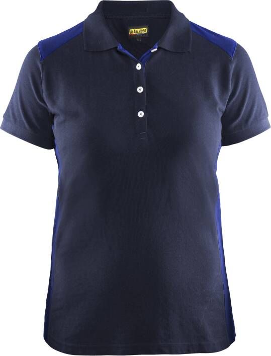Blåkläder Dames poloshirt piqué 33901050 | Marineblauw Korenblauw | Maat 3XL 7330509479346