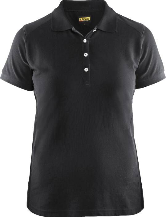 Blåkläder Dames poloshirt piqué 33901050 | Zwart | Maat XXL 7330509479544