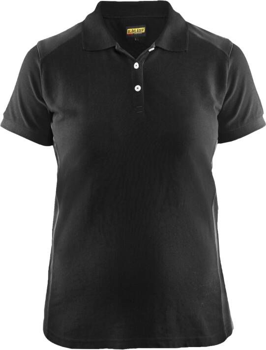 Blåkläder Dames poloshirt piqué 33901050 | Zwart Donkergrijs | Maat XXL 7330509646687