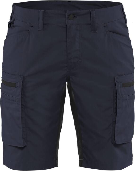 Blåkläder Dames Service Short met stretch 71491845 | Donker marineblauw Zwart | 7330509535530