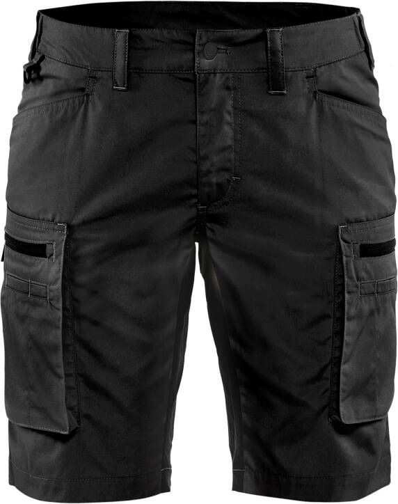 Blåkläder Dames Service Short met stretch 71491845 | Zwart | 7330509535561