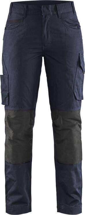 Blåkläder Dames service werkbroek met stretch 71951330 | Donker marineblauw Zwart | 7330509646939
