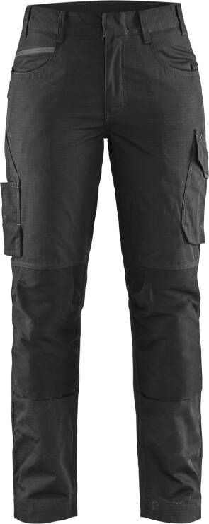 Blåkläder Dames service werkbroek met stretch 71951330 | Zwart Donkergrijs | 7330509647448