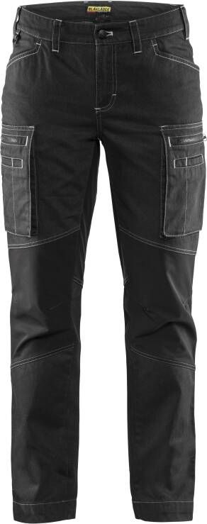 Blåkläder Dames Service werkbroek stretch 71591142 | Zwart | 7330509485828