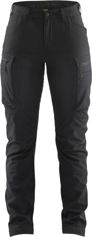 Blåkläder Dames softshell service winterwerkbroek 71772513 | Zwart | 7330509788882
