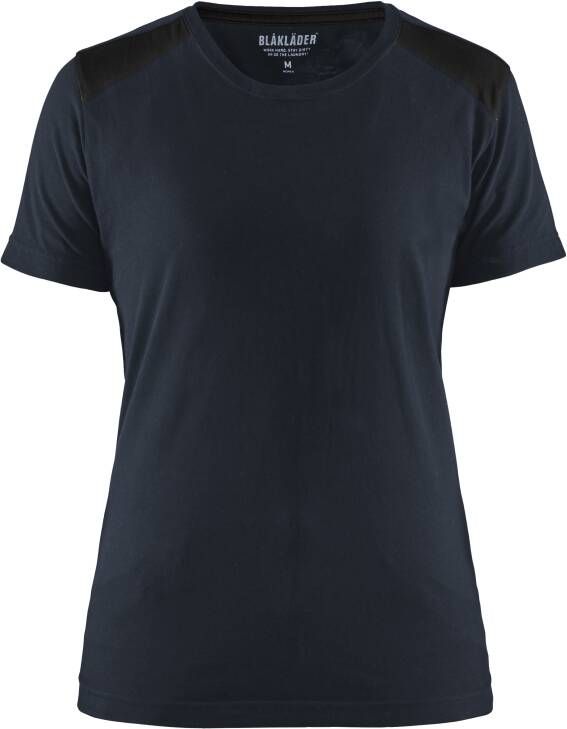 Blåkläder Dames T-Shirt 34791042 | Donker marineblauw Zwart | Maat XXL 7330509696583