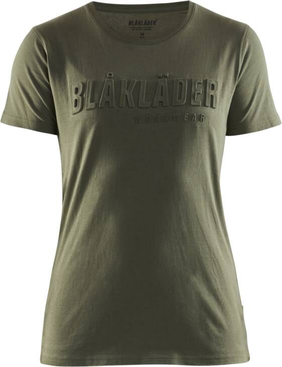 Blåkläder Dames T-Shirt 3D 34311042 | Herfstgroen | Maat 3XL 7330509789902