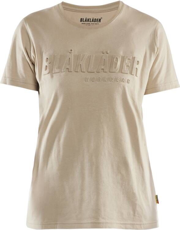Blåkläder Dames T-Shirt 3D 34311042 | Zand | Maat 3XL 7330509845776