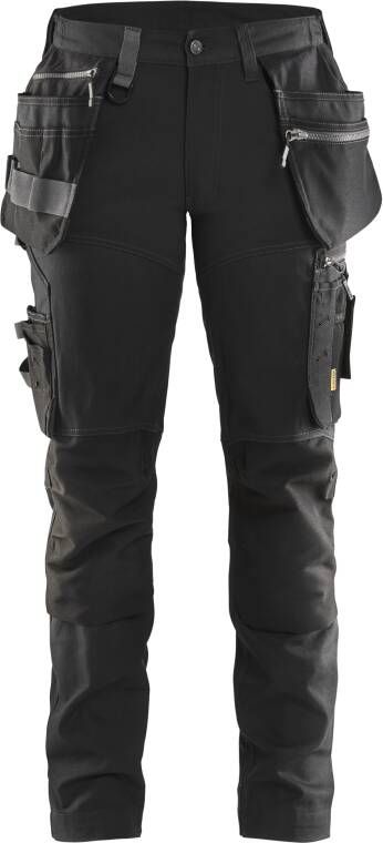 Blåkläder Dames werkbroek met stretch 71151343 | Zwart | 7330509800812
