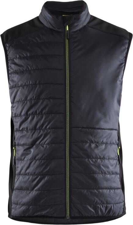 Blåkläder Gevoerde bodywarmer 38632030 | Zwart High-Vis Geel | Maat 4XL 7330509818190