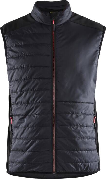 Blåkläder Gevoerde bodywarmer 38632030 | Zwart Rood | Maat 4XL 7330509818275