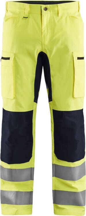 Blåkläder High-Vis broek met stretch 15851811 | High Vis Geel Zwart | 7330509703007