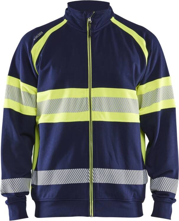 Blåkläder High-Vis sweater 35511158 | Marine High-Vis Geel | Maat 3XL 7330509838587