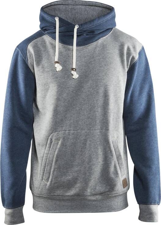 Blåkläder Hooded Sweatshirt 33991157 | Grijs mêlee Blauw | Maat XXL 7330509465301