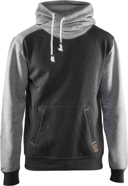 Blåkläder Hooded Sweatshirt 33991157 | Zwart melange Grijs | Maat 4XL 7330509465349
