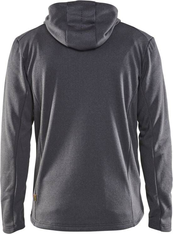 Blåkläder Hoodie met hele rits 35402533 | Zwart Mêlee | Maat 3XL 7330509780206