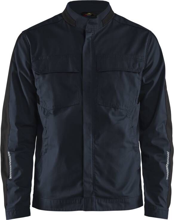 Blåkläder Industrie jack stretch 44441832 | Donker marineblauw Zwart | Maat 3XL 7330509761052