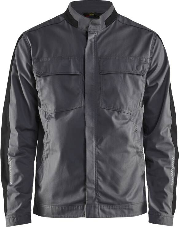 Blåkläder Industrie jack stretch 44441832 | Medium Grijs Zwart | Maat 4XL 7330509761229