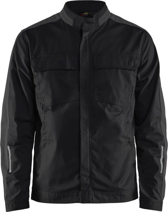 Blåkläder Industrie jack stretch 44441832 | Zwart Donkergrijs | Maat 4XL 7330509761472