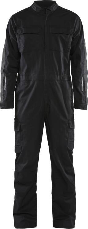 Blåkläder Industrie overall stretch 61441832 | Zwart Donkergrijs | 7330509762950