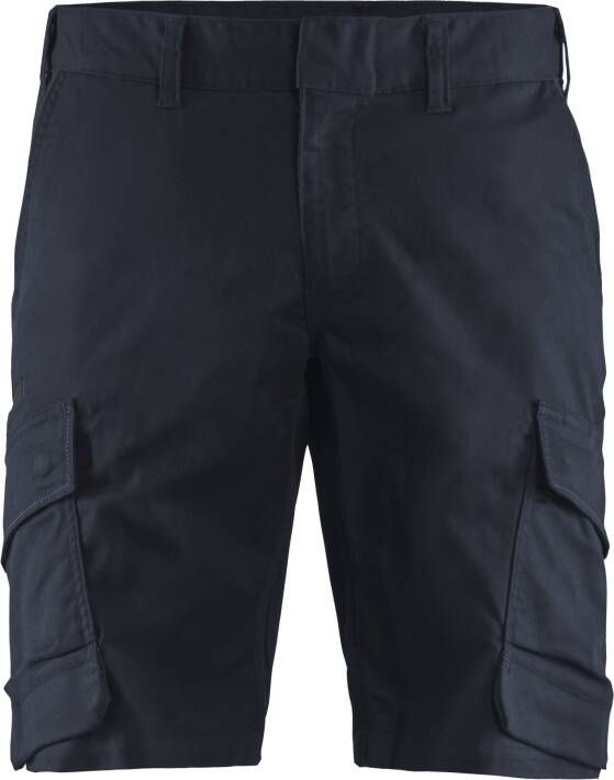 Blåkläder Industrie short met stretch 14461832 | Donker marineblauw Zwart | 7330509758007