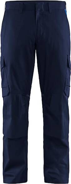 Blåkläder Industrie werkbroek stretch met kniezakken 14481832 | Marineblauw Korenblauw | 7330509759257