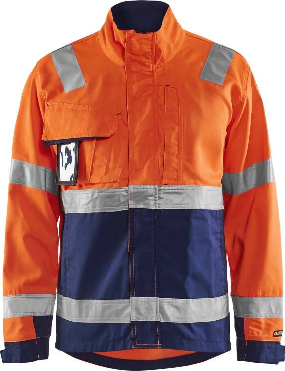Blåkläder Jack High-Vis 40641811 | High-Vis Oranje Marineblauw | Maat 3XL 7330509403358
