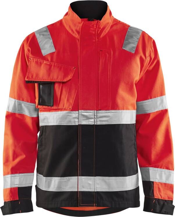 Blåkläder Jack High-Vis 40641811 | High-Vis Rood Zwart | Maat 4XL 7330509403433