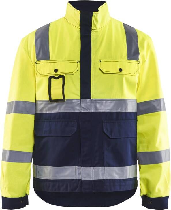 Blåkläder Jack ongevoerd High-Vis 40231804 | High-Vis Geel Marineblauw | Maat 6XL 7330509238493