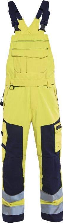 Blåkläder Multinorm bretelbroek 26081514 | High-Vis Geel Marineblauw | 7330509501566