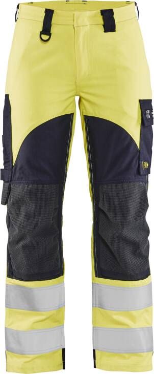 Blåkläder Multinorm Dames Werkbroek Inherent 71891512 | High-Vis Geel Marineblauw | 7330509640975