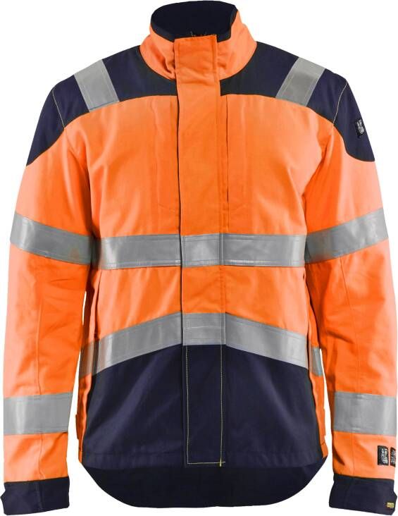 Blåkläder Multinorm inherent jack 40891513 | High-Vis Oranje Marineblauw | Maat 3XL 7330509720295