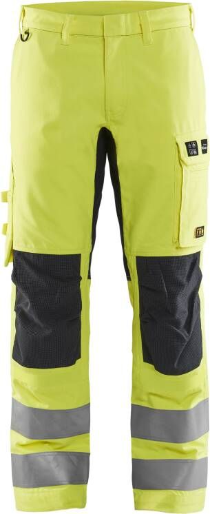 Blåkläder Multinorm werkbroek Inherent met stretch 17881512 | High Vis Geel Marineblauw | 7330509805404