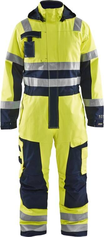 Blåkläder Multinorm Winteroverall 63681530 | High-Vis Geel Marineblauw | 7330509390825