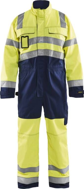 Blåkläder Overall High-Vis 63731804 | High-Vis Geel Marineblauw | 7330509254325