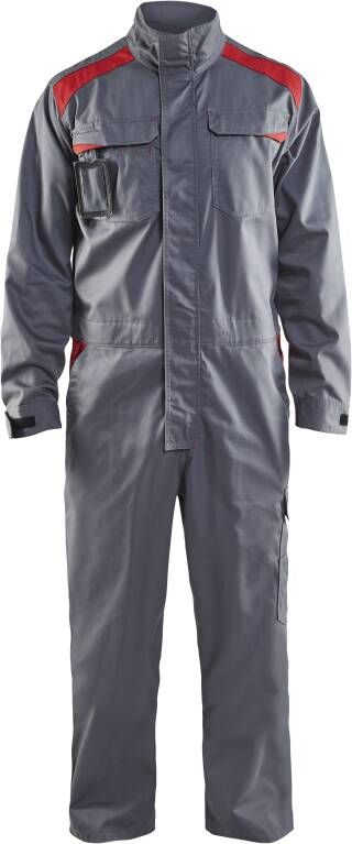 Blåkläder Overall Industrie 60541800 | Grijs Rood | 7330509360262