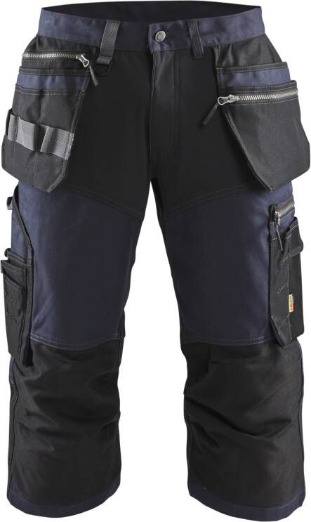 Blåkläder Piraatbroek stretch 15971343 | Donker marineblauw Zwart | 7330509803011
