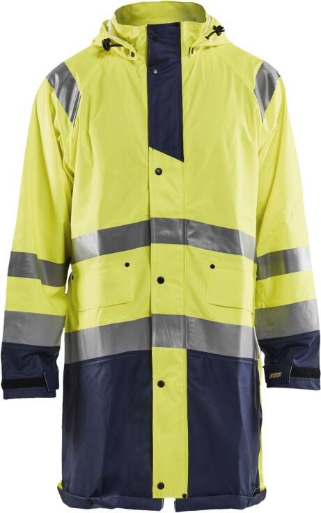Blåkläder Regenjas High-Vis LEVEL 1 43242000 | High-Vis Geel Marineblauw | Maat XXL 7330509570968
