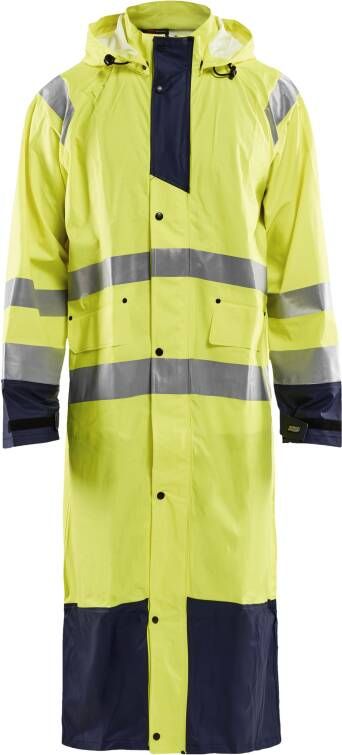 Blåkläder Regenjas High-Vis LEVEL 1 43252000 | High-Vis Geel Marineblauw | Maat 4XL 7330509571255