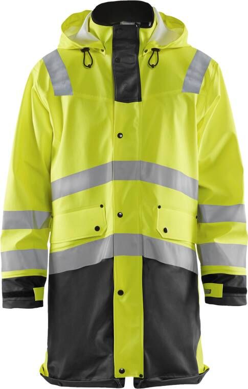 Blåkläder Regenjas High-Vis LEVEL 3 43262005 | High-Vis Geel Zwart | Maat 4XL 7330509570180