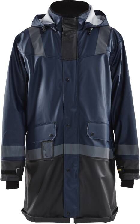Blåkläder Regenjas LEVEL 2 43212003 | Donker marineblauw Zwart | Maat 4XL 7330509661611