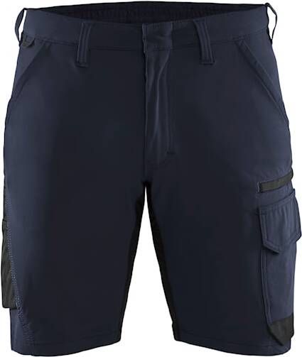 Blåkläder Service short 4-weg stretch 14231645 | Donker marineblauw Zwart | 7330509823132