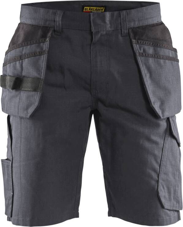 Blåkläder Service short met spijkerzakken 14941330 | Medium Grijs Zwart | 7330509688908