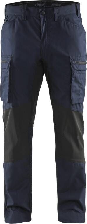 Blåkläder Service werkbroek met stretch 14591845 | Donker marineblauw Zwart | 7330509498330
