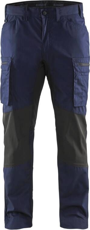 Blåkläder Service werkbroek met stretch 14591845 | Marineblauw Zwart | 7330509498507