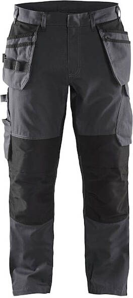 Blåkläder Service werkbroek met stretch en spijkerzakken 14961330 | Medium Grijs Zwart | 7330509689851
