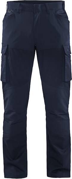 Blåkläder Service werkbroek stretch 14571830 | Donker marineblauw | 7330509717417