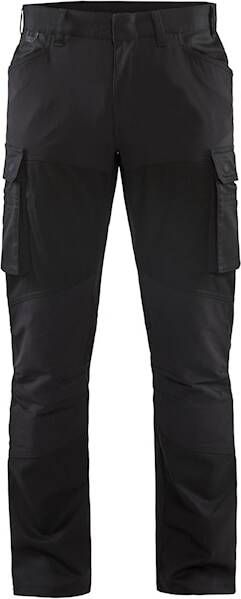 Blåkläder Service werkbroek stretch 14571830 | Zwart | 7330509717721
